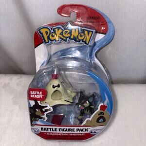 Pokemon Alolan Rattata & Sandygast Battle Figure Pack NEW Sealed 2018